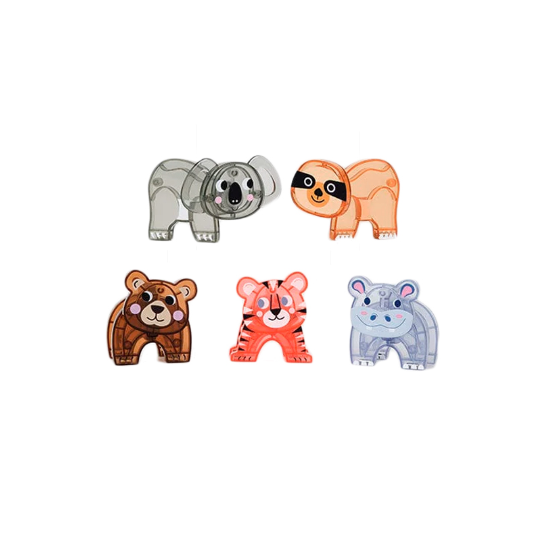 Animales de la Savana 5 piezas Braintoys