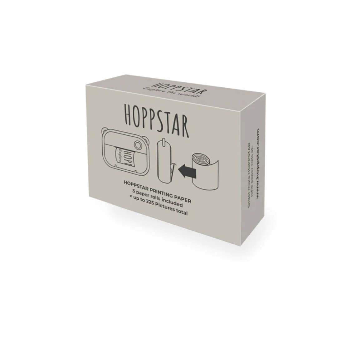 Recarga 3 Rollos de Papel Cámara Hoppstar