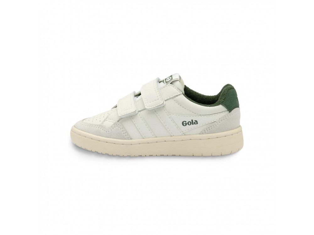 Deportiva blanco/verde con velcro EAGLE de Gola