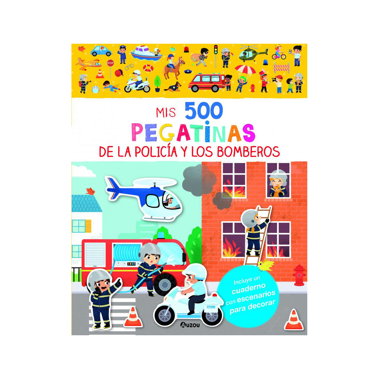 Mis 500 pegatinas de la Policía y los Bomberos