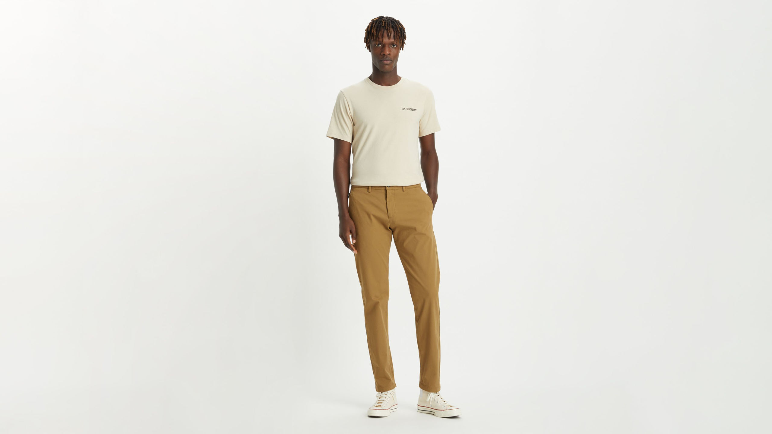 Crafted Khaki Pants, Slim Tapered Fit