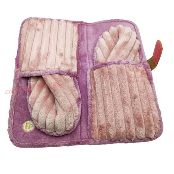 Estuche con zapatilla de viaje para mujer