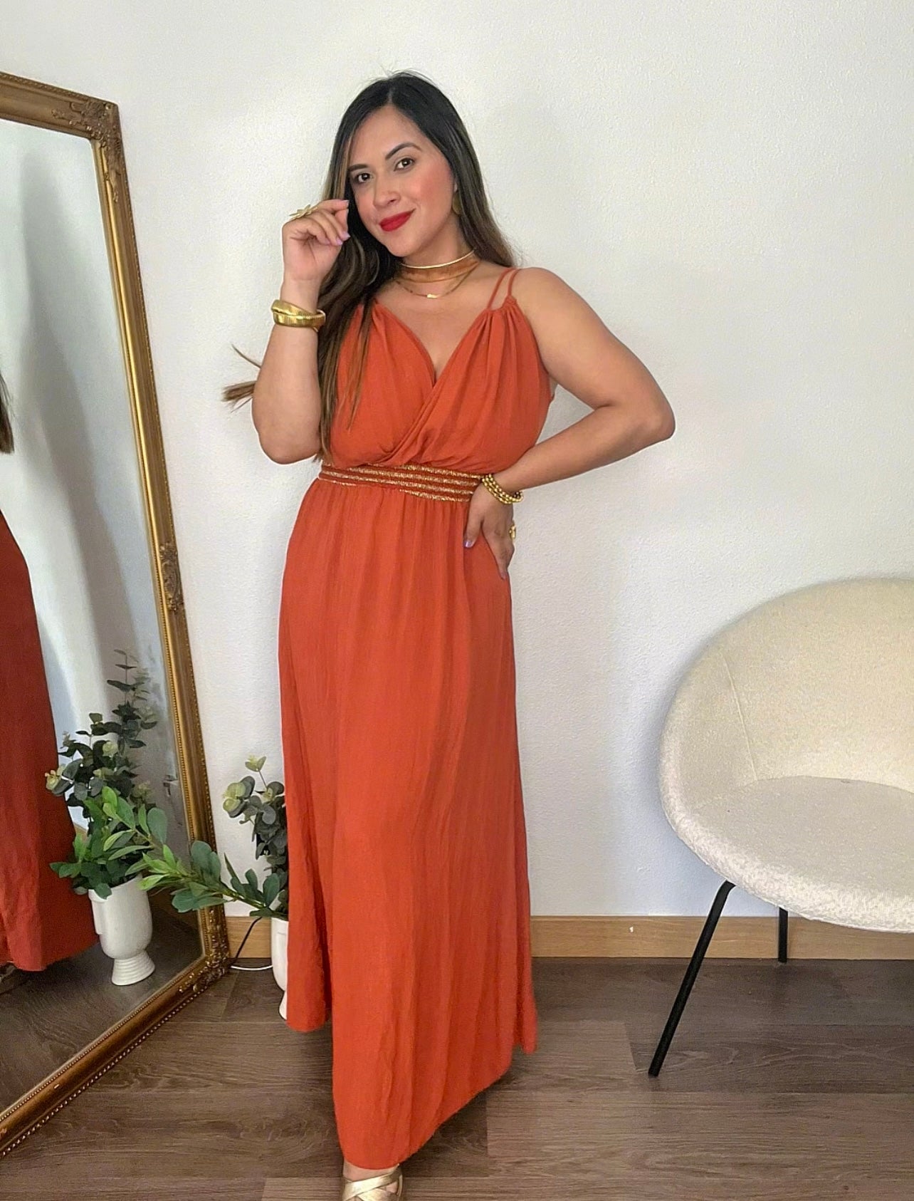 Vestido Lara Teja