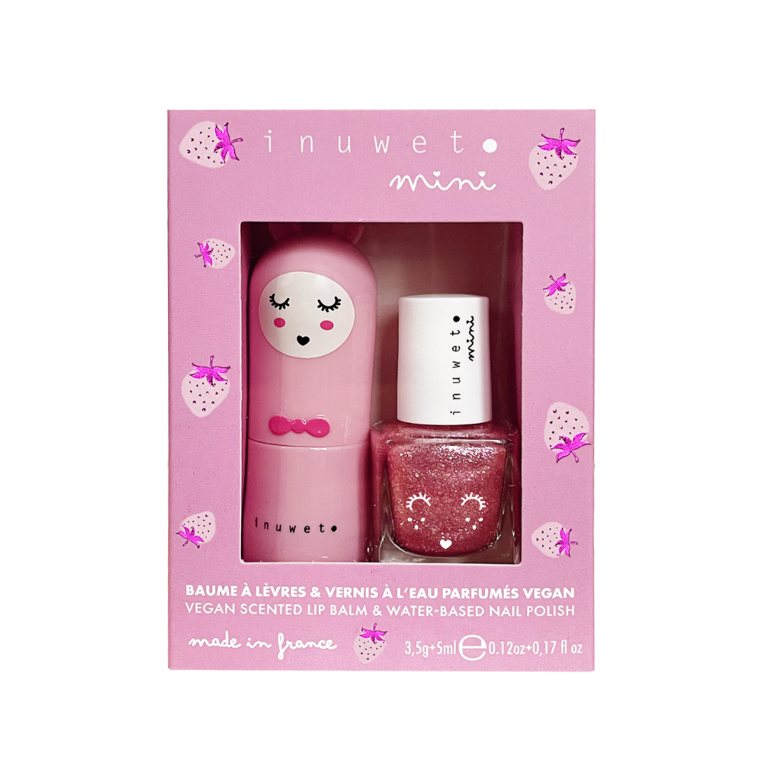 Set de bálsamo labial + esmalte - Inuwet