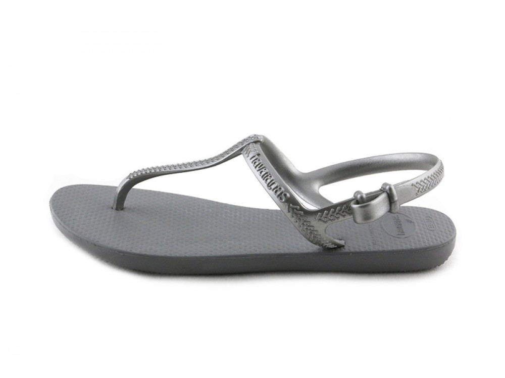 Sandalia gris con pulsera Havaiana
