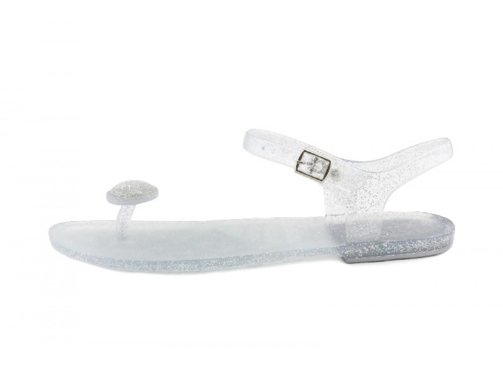 Chancla plateada Gabriela Igor