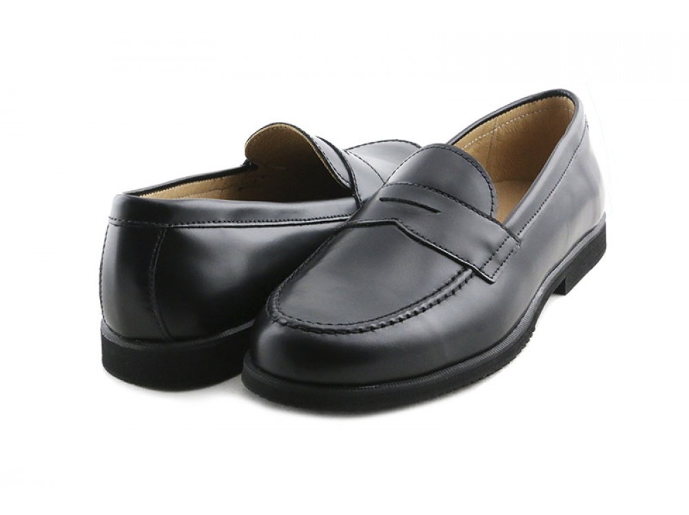 Mocasín piel negro Jeromín