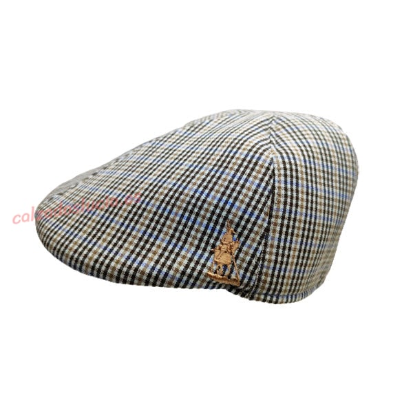 Gorra de cuadros verano para hombre