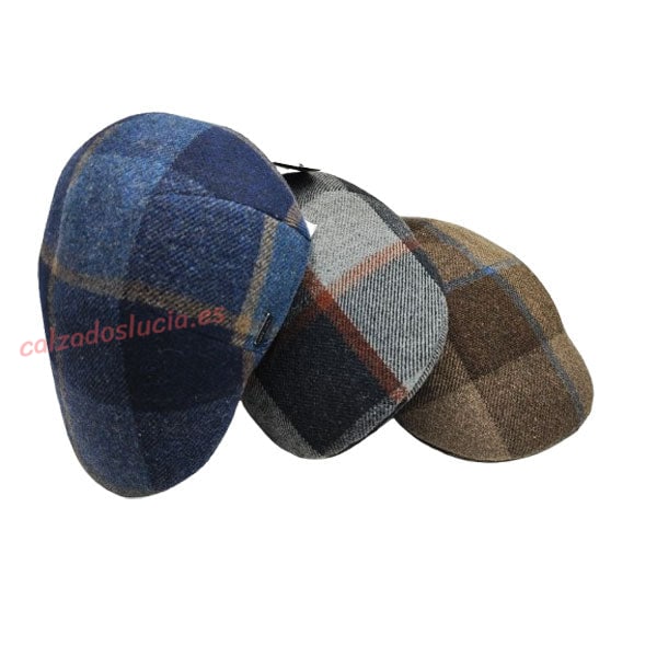 Gorra de vestir cuadros grandes