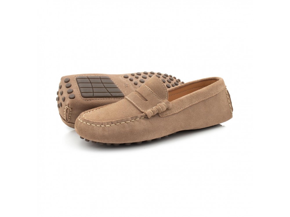 Mocasin verano ante taupe tacos Jeromín