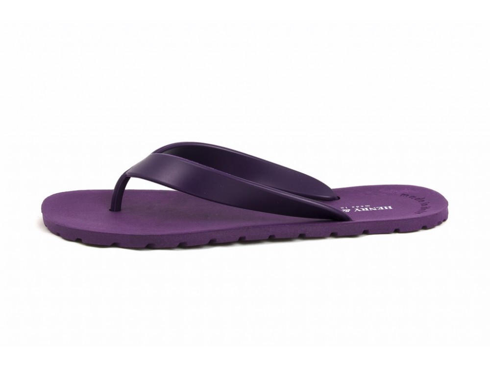 Chancla morada Henry & Henry