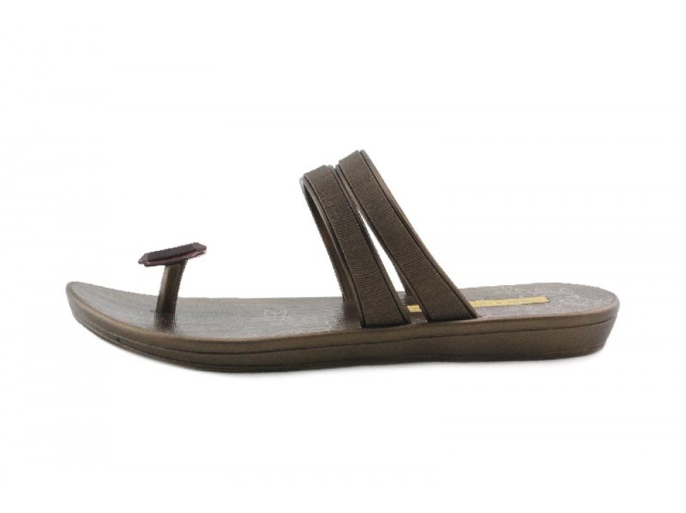 Chancla de dedo clavo color brone Ipanema