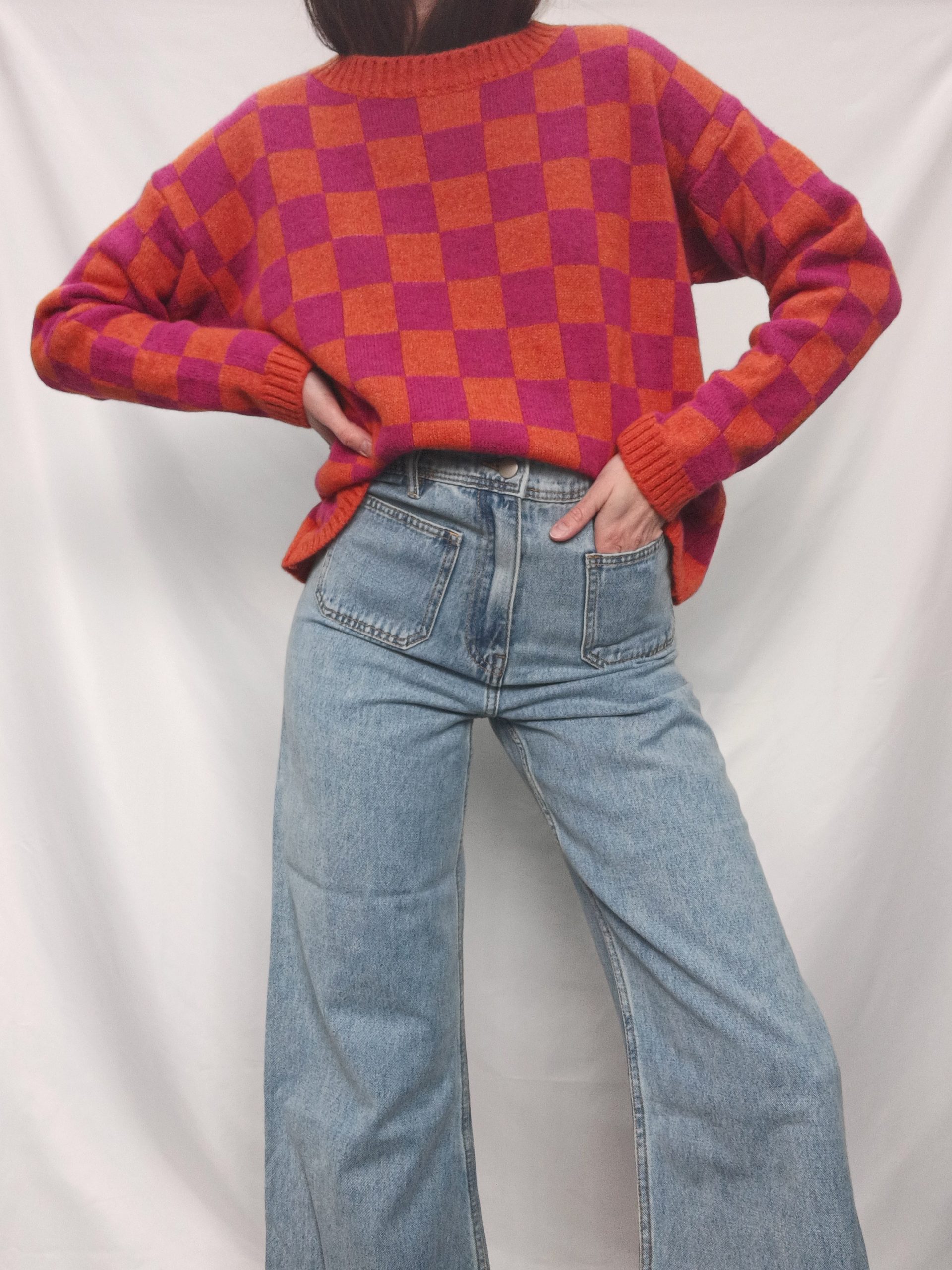 BASYCO. Jersey de cuadros T.u(s)