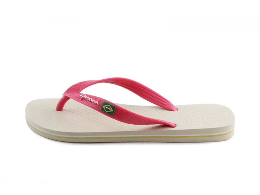Chancla de dedo beige/rosa Ipanema