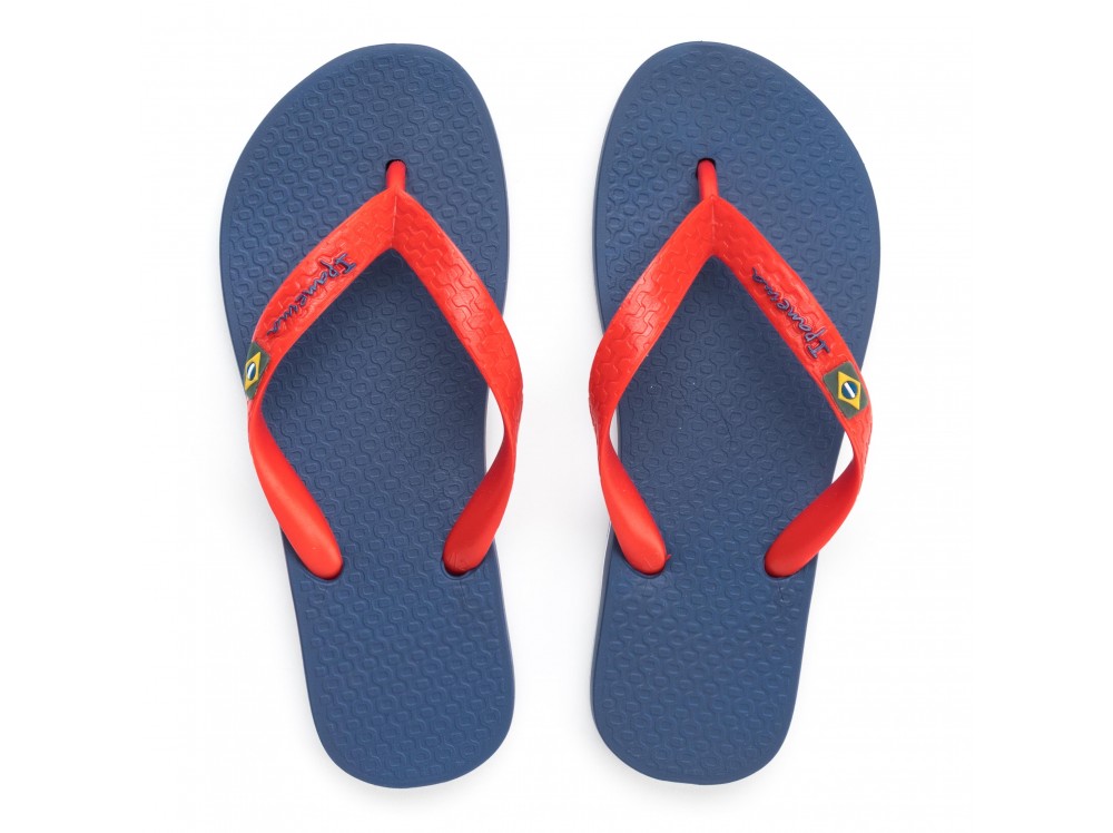 Chancla de dedo azul/rojo IP80416 Ipanema