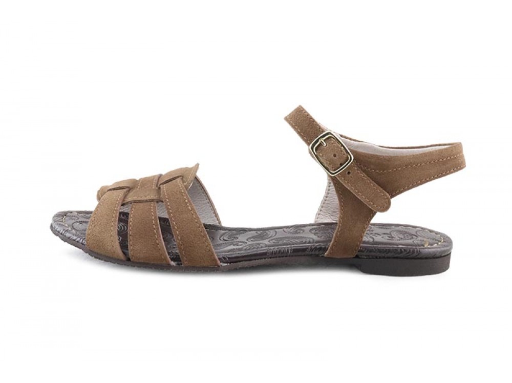 Sandalia ante macork tiras cruzadas en trenza Jeromín