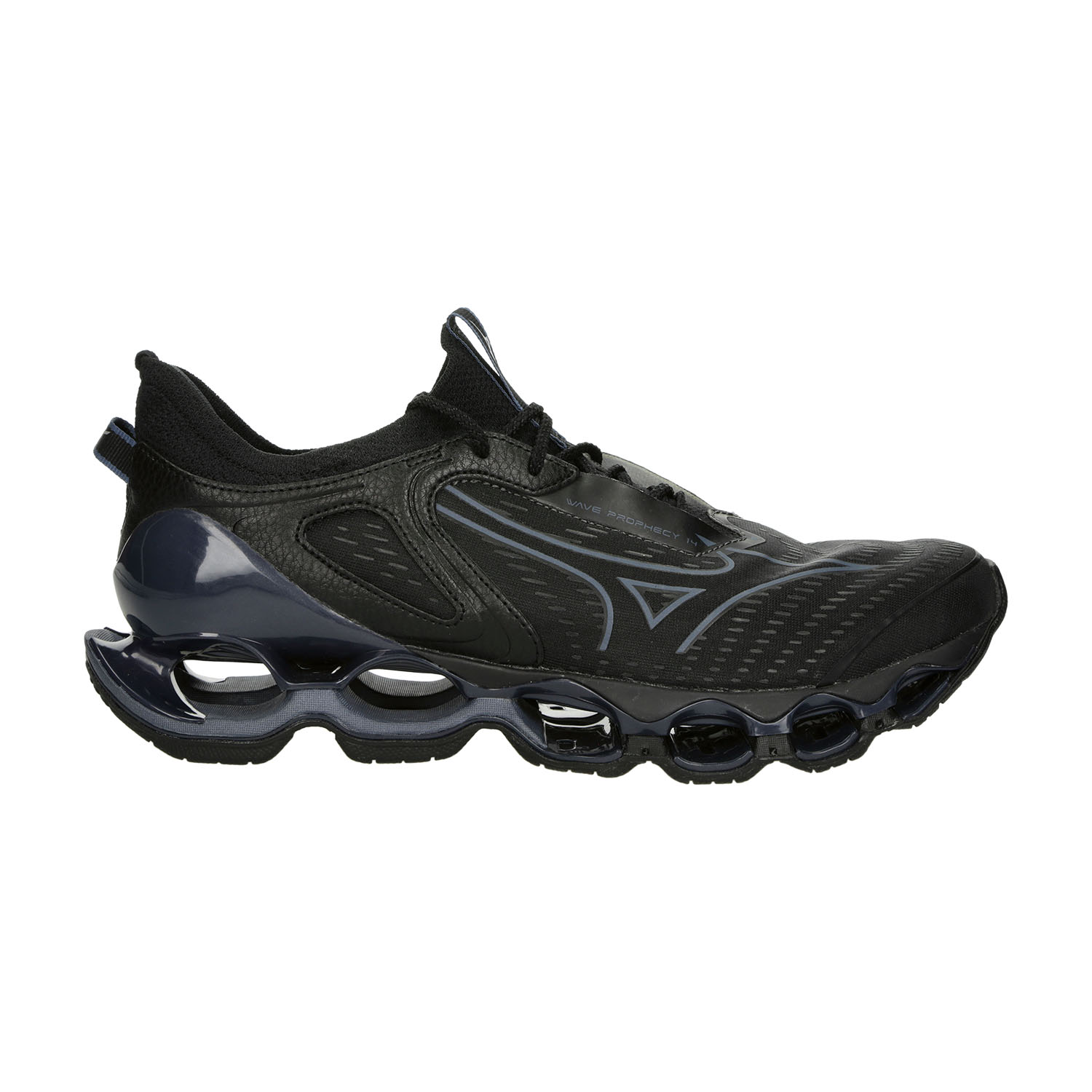 Mizuno Wave Prophecy 14 Zapatillas Running Neutras Hombre Black/Metallic Gray