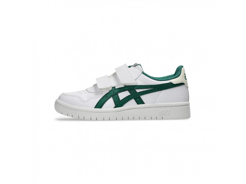Deportiva con velcro blanco/jasper green JAPANVEL de Asics