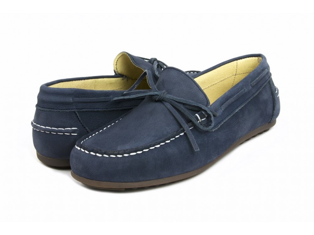 Mocasin verano nobuk azul lazo Jeromín