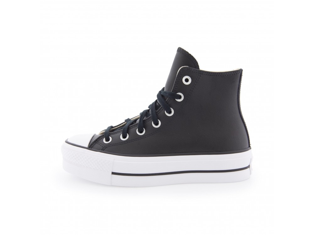 Bota de piel negra con plataforma Converse LIFTHI