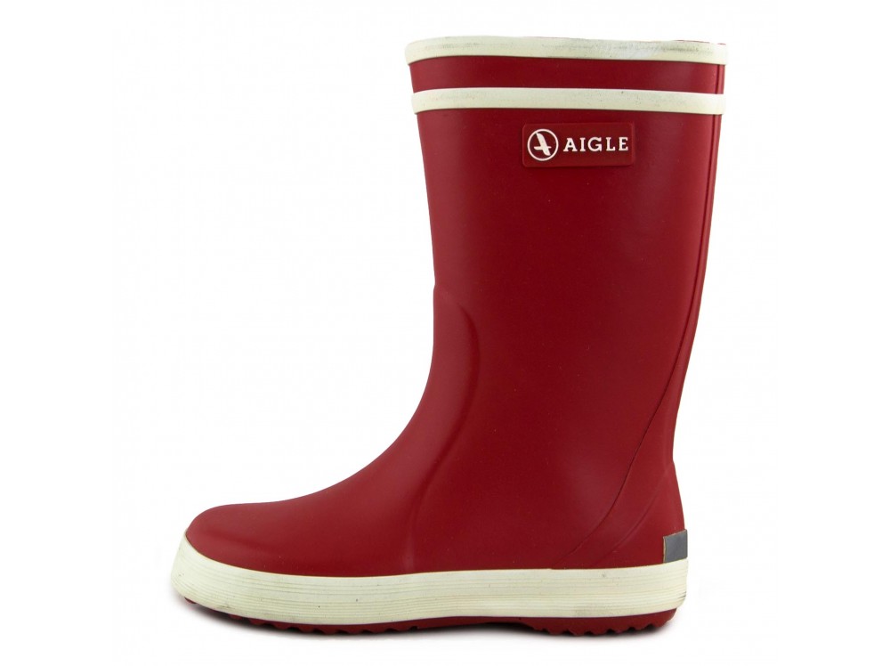 Bota de agua media caña roja Lollypop Aigle