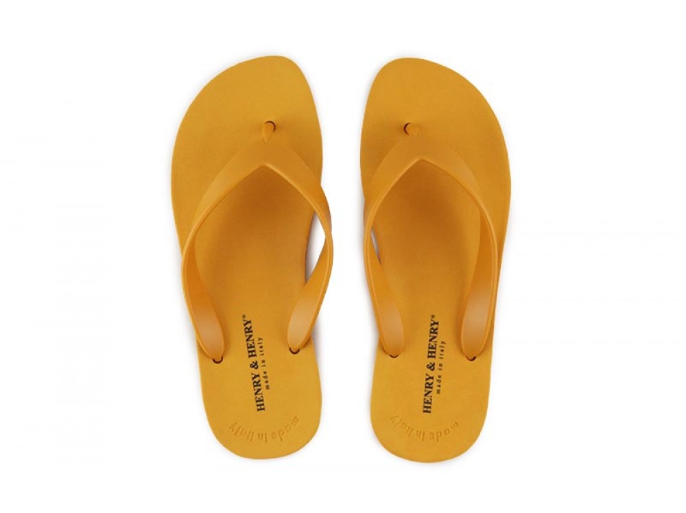 Chancla mostaza Henry & Henry