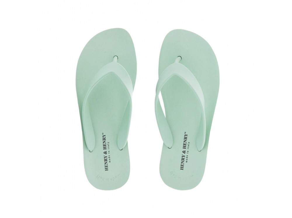 Chancla verde menta M83 de Henry & Henry