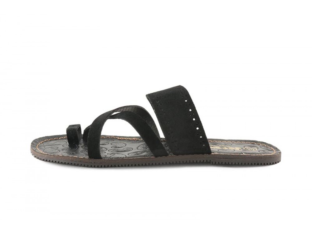 Sandalia dedo ante negro Jeromin