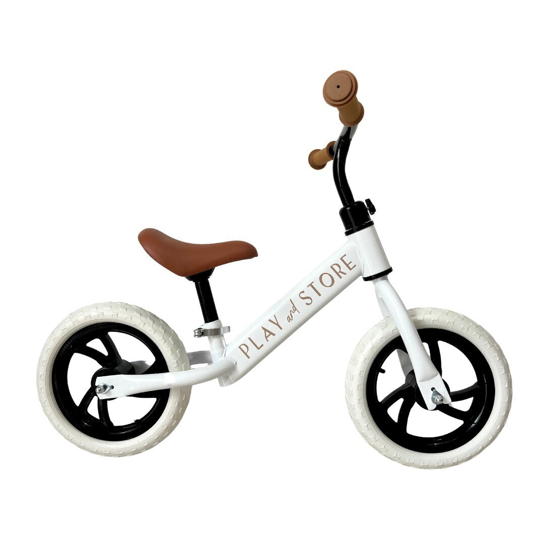 Bici sin pedales Play and Store - Premium White