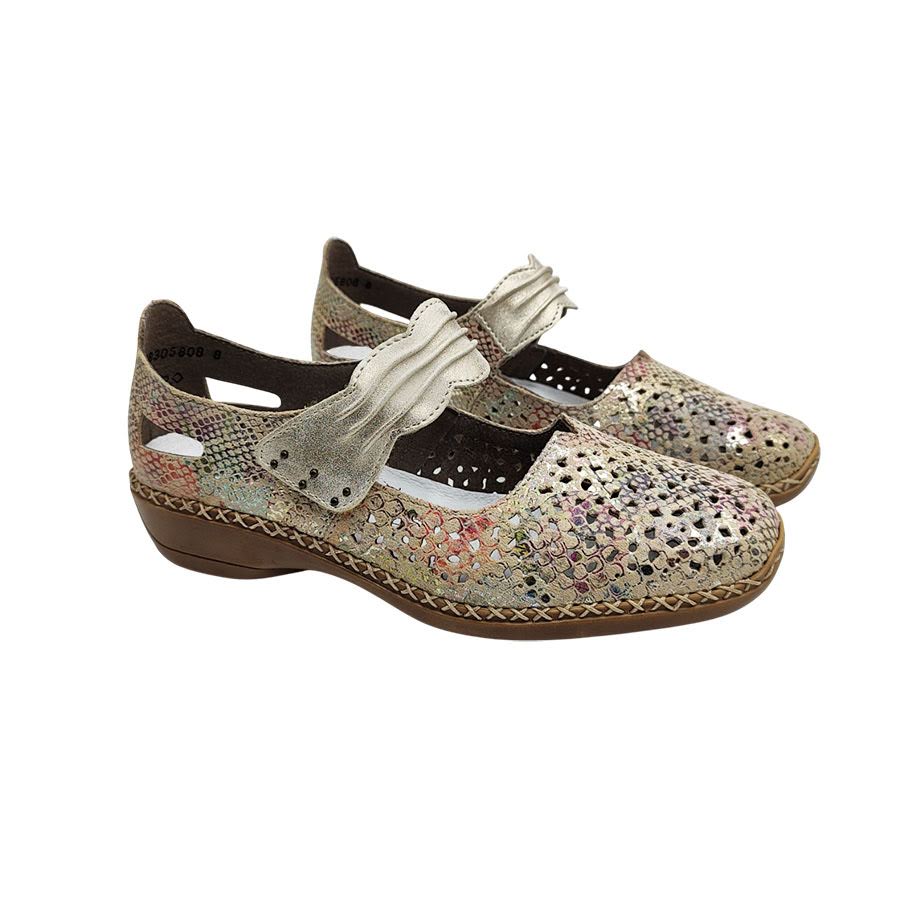 Mercedes calado de Rieker colorido