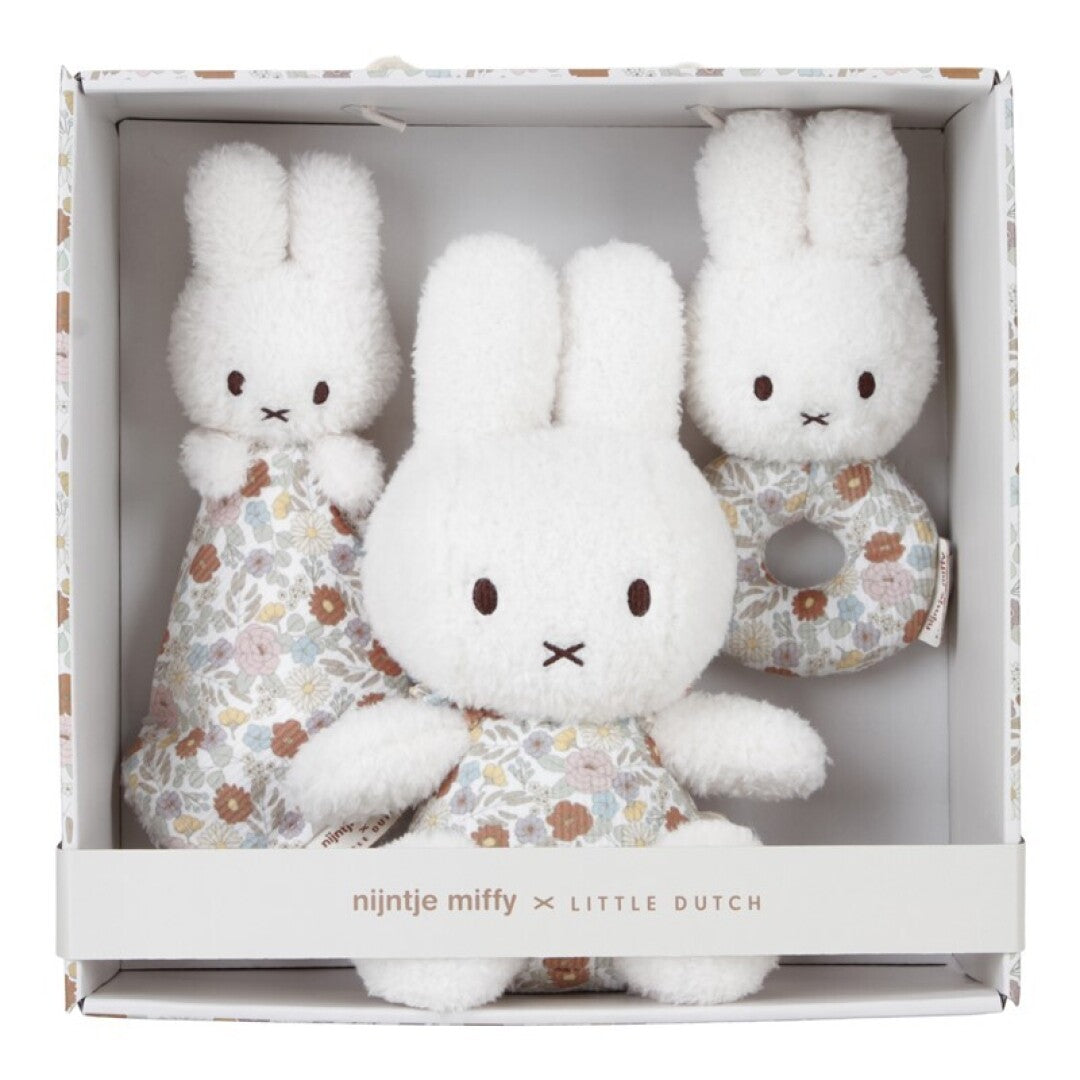 Caja regalo bebé Miffy Vintage Flor Little Dutch