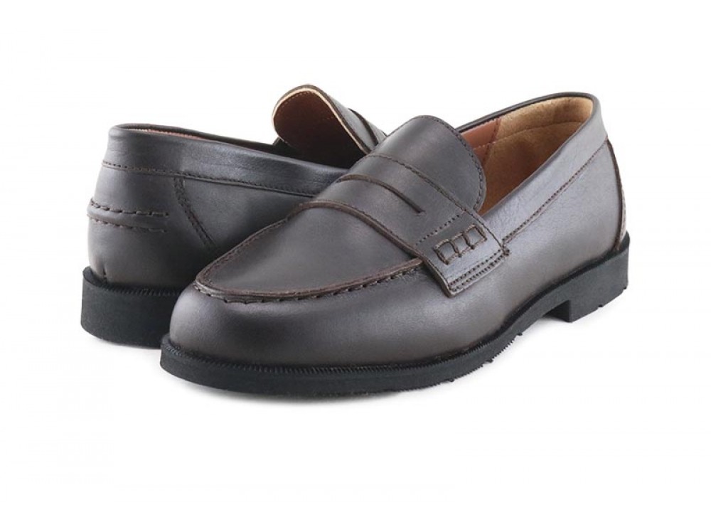 Mocasín piel marrón N620 Jeromín
