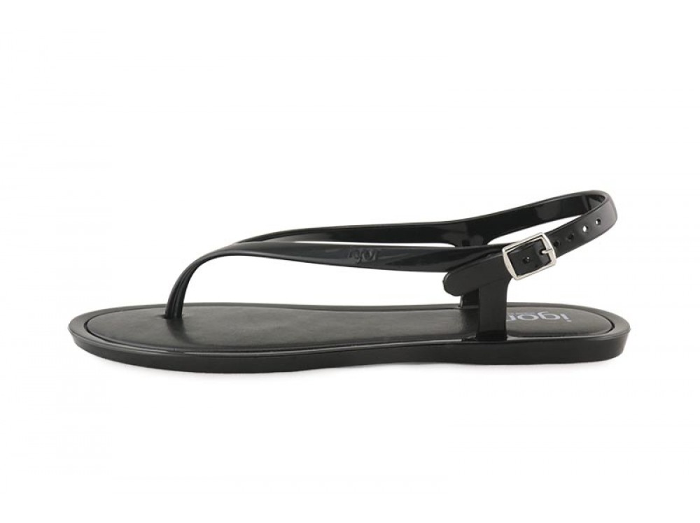 Sandalia dedo negra Niza Igor