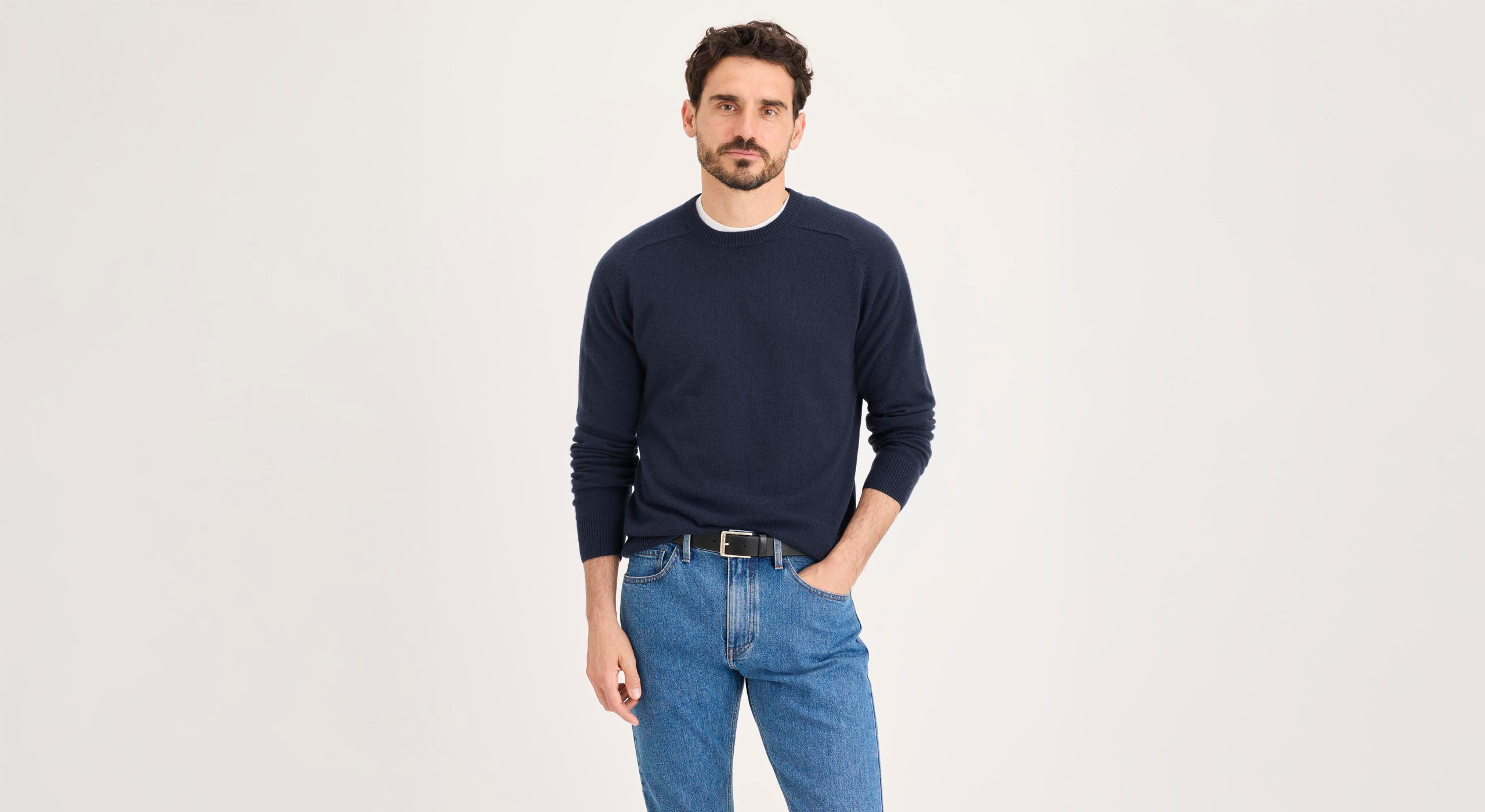 Crafted Cashmere Sweater, Regular Fit