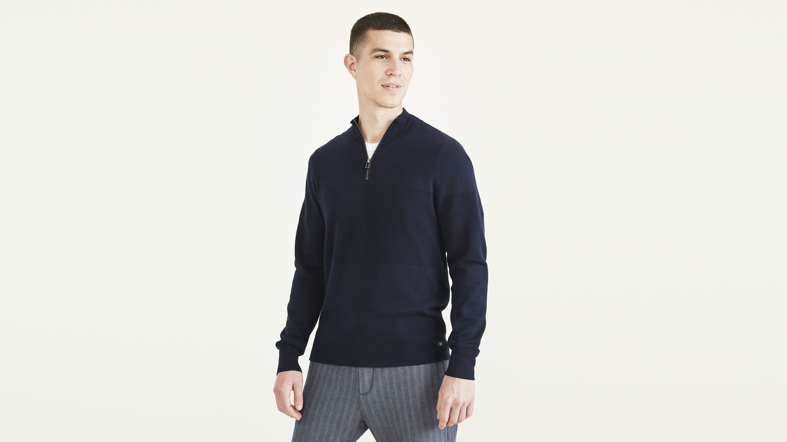 Quarter Zip Sweater, Regular Fit