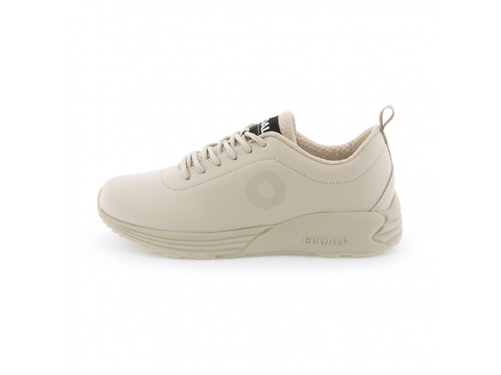 Deportiva total beige con cordón OREGONALF de Ecoalf