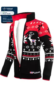 Chaqueta noruega con piel sintética SVERRE Hombres