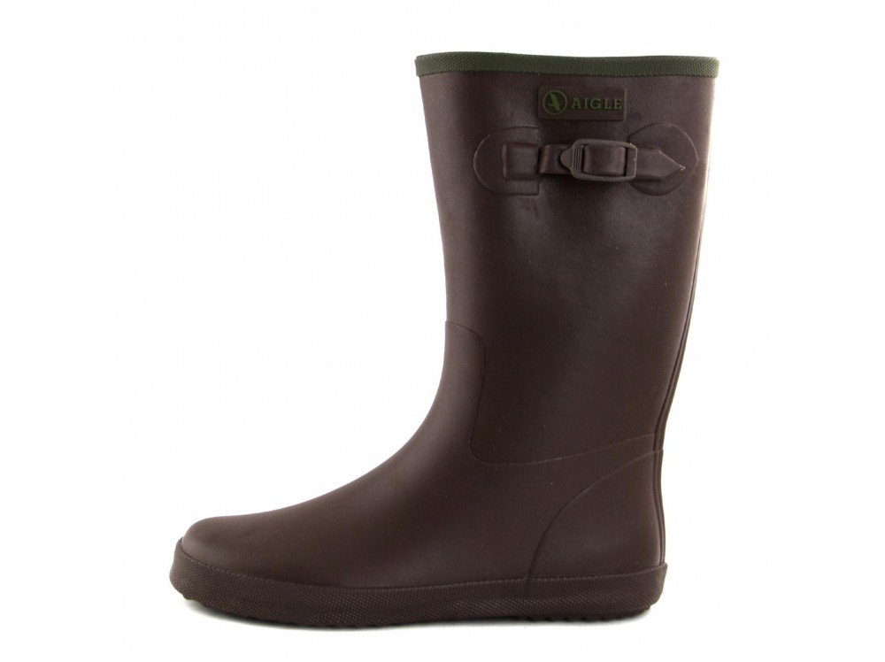 Bota de agua de media caña marrón Perdrix Aigle