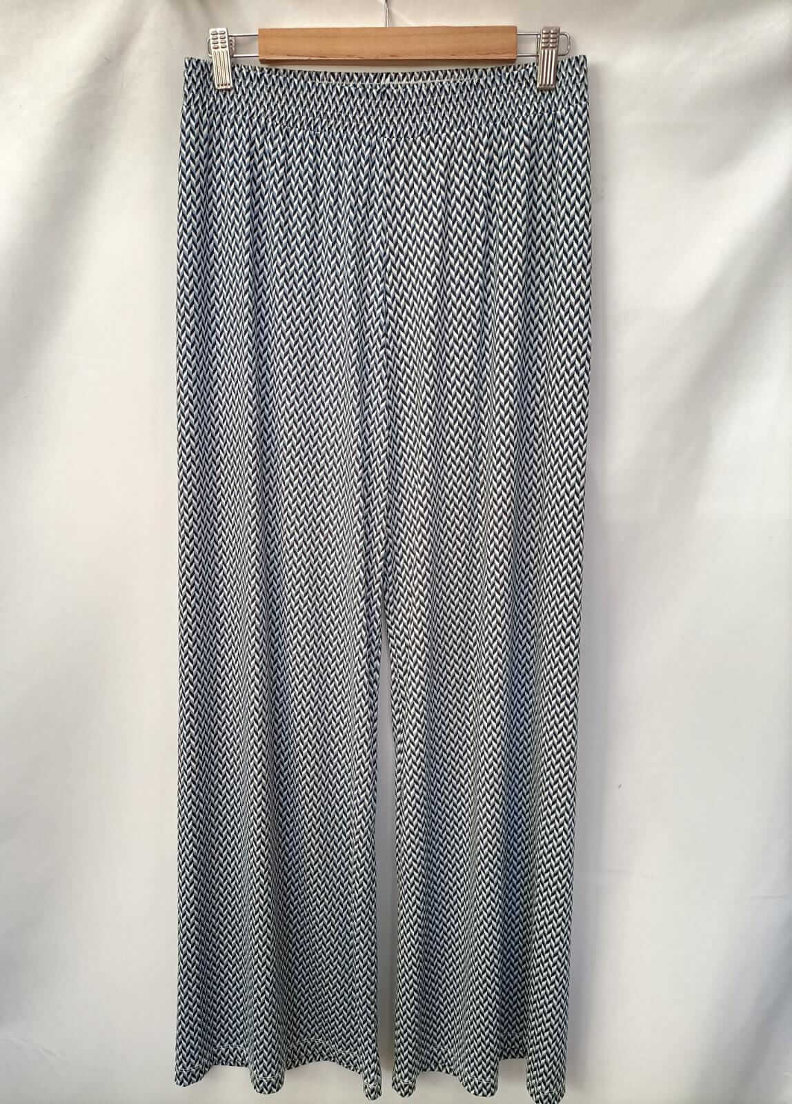 PEOTE. Pantalón palazzo estampado T.4 (m/l)