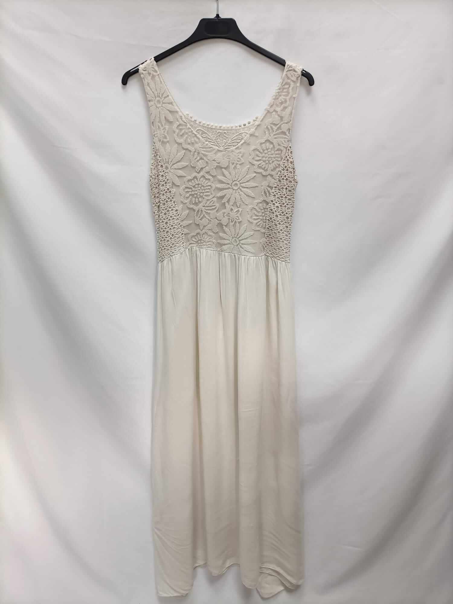 OTRAS.Vestido largo beige TU (M)