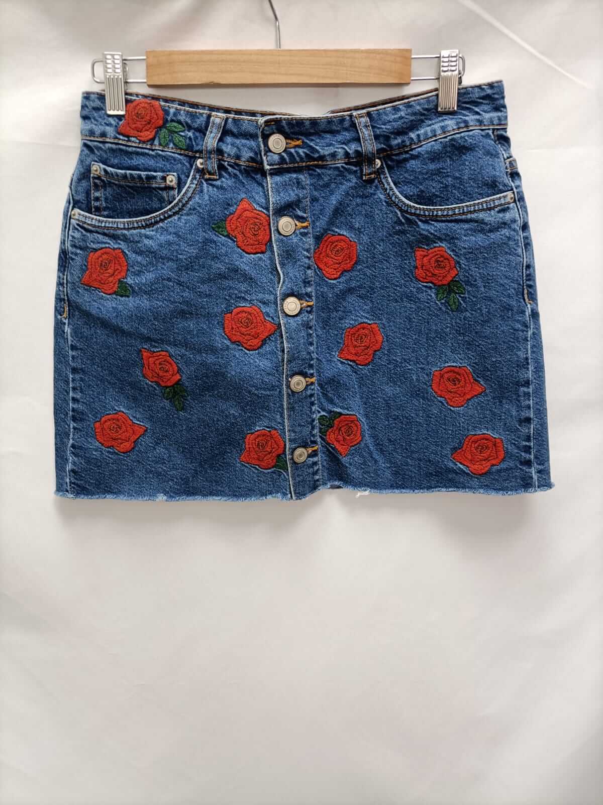 ZARA.Falda denim T.m