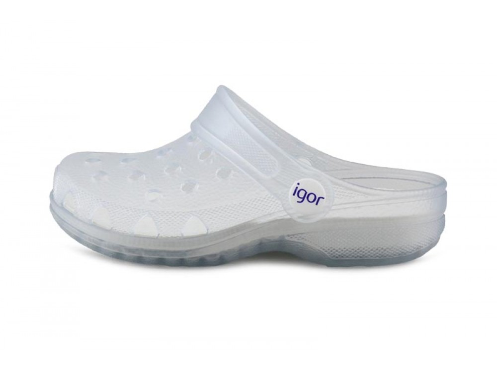 Zueco transparente mate Igor