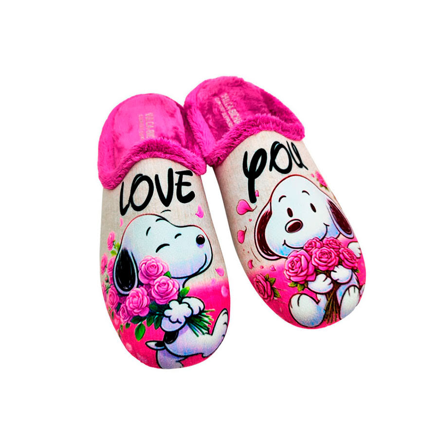Zapatilla casa perritos Vulca-Bicha Love You