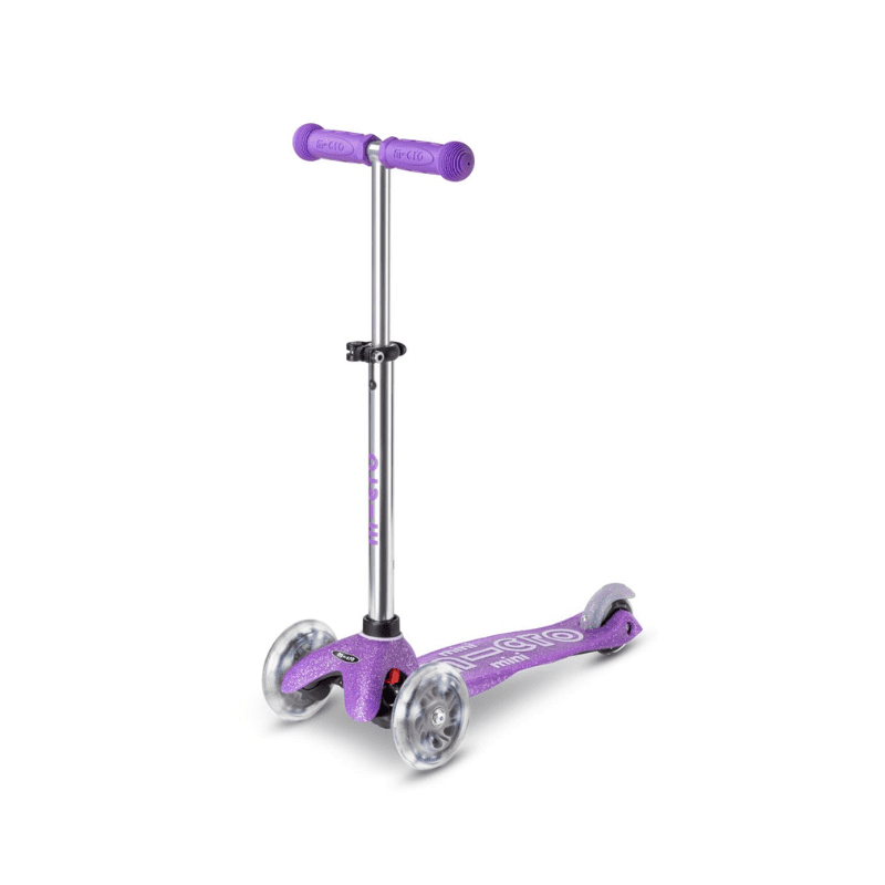 Patinete Micro mini Deluxe Led Glitter Lila