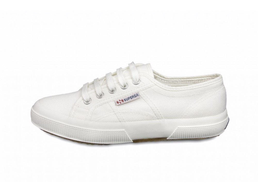 Lona blanca cordón Superga