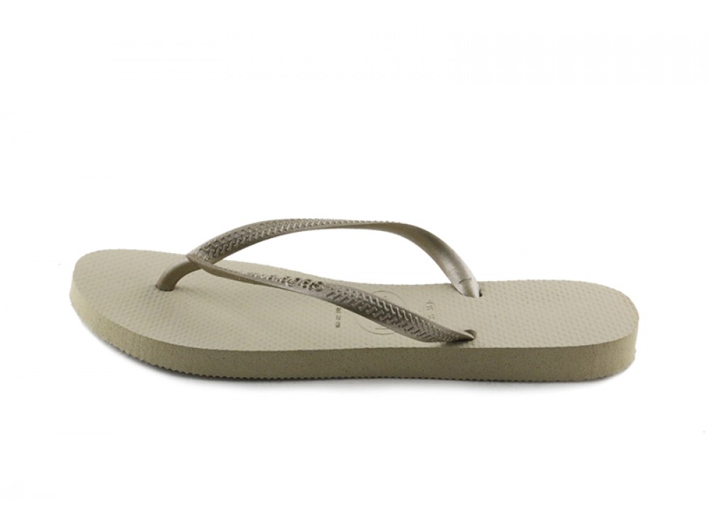 Chancla de dedo dorada Slim Havaiana
