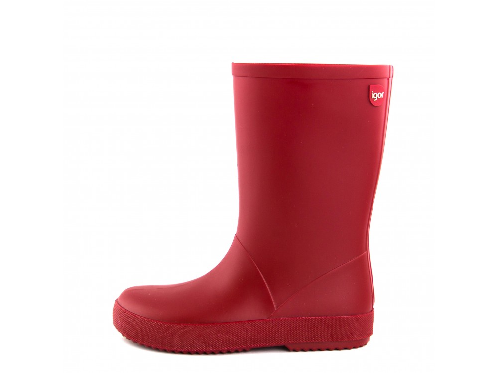 Bota de agua media caña roja Igor