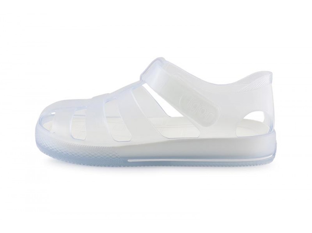 Cangrejera transparente con velcro Star Igor