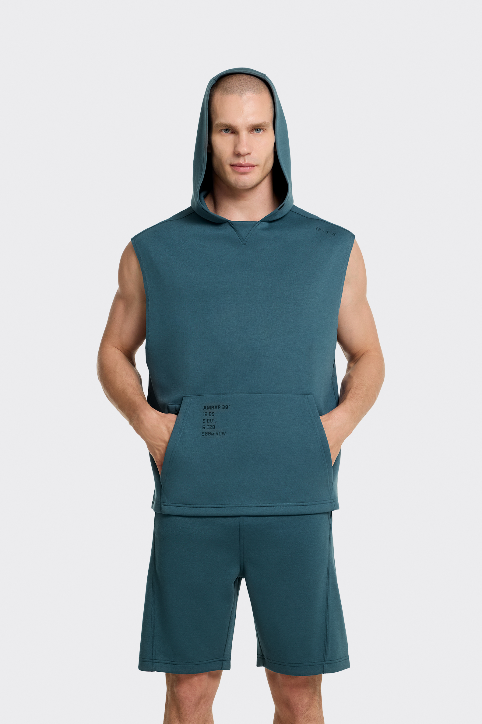 SUDADERA SIN MANGAS CROSS TRAINING Tenth CAPUCHA HOMBRE