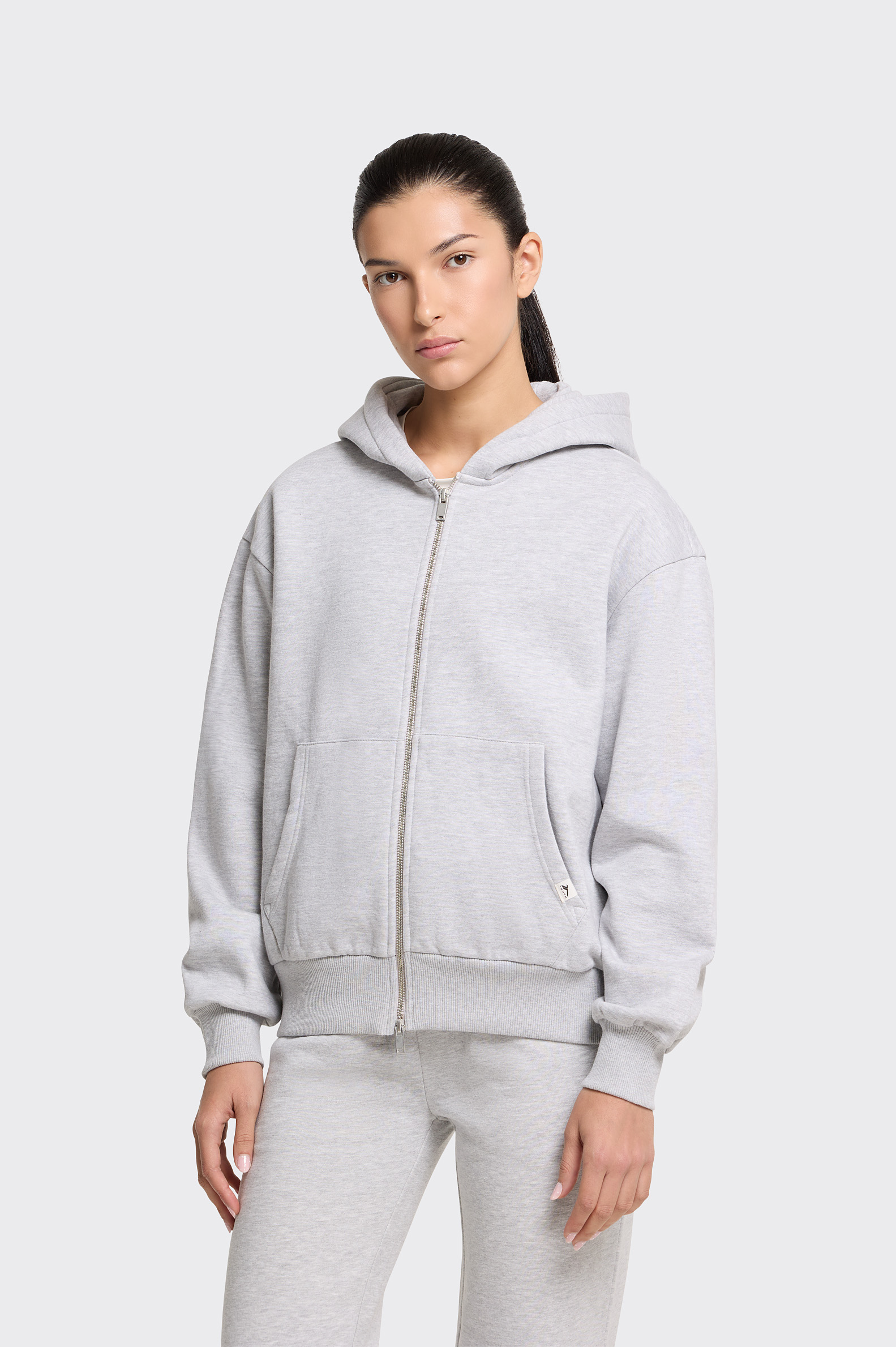 SUDADERA ESSENTIALS Tenth ABIERTA CAPUCHA MUJER